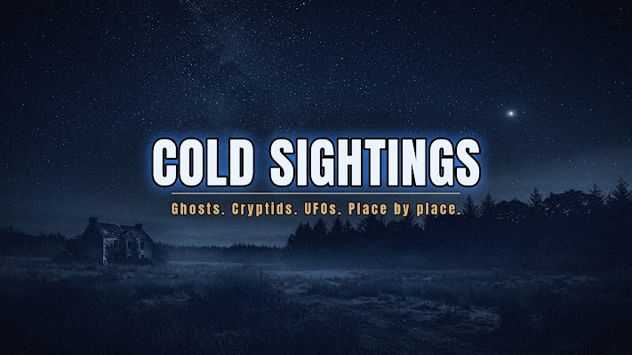 Cold Sightings channel banner: a foggy treeline with the channel wordmark